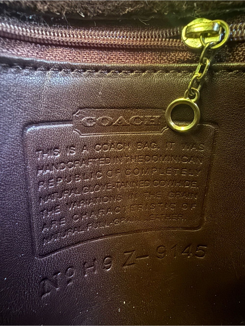 Coach vintage Leather Crossbody Bag - Picture 9 of 11